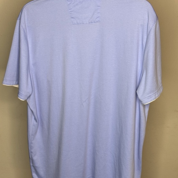 Banana Republic Light Blue Polo with White Trim - Picture 2 of 7